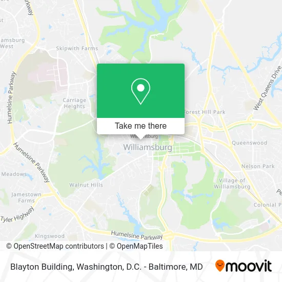 Blayton Building map