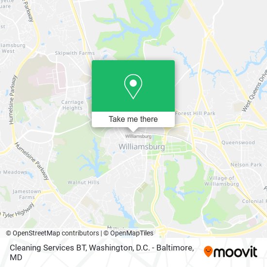 Cleaning Services BT map