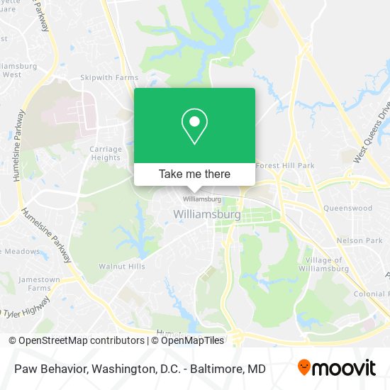 Paw Behavior map