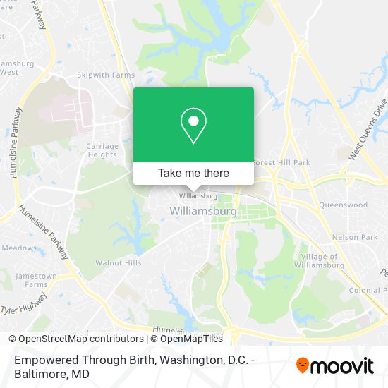 Empowered Through Birth map