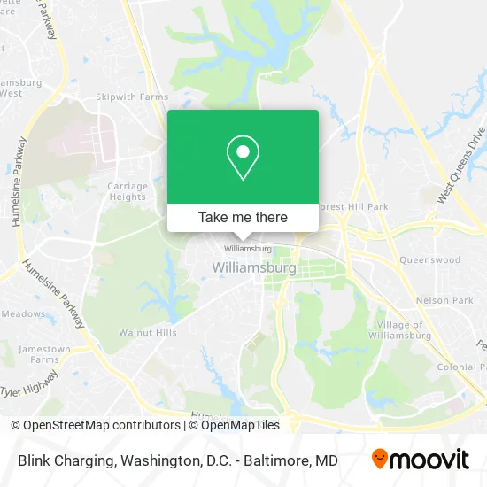 Blink Charging map