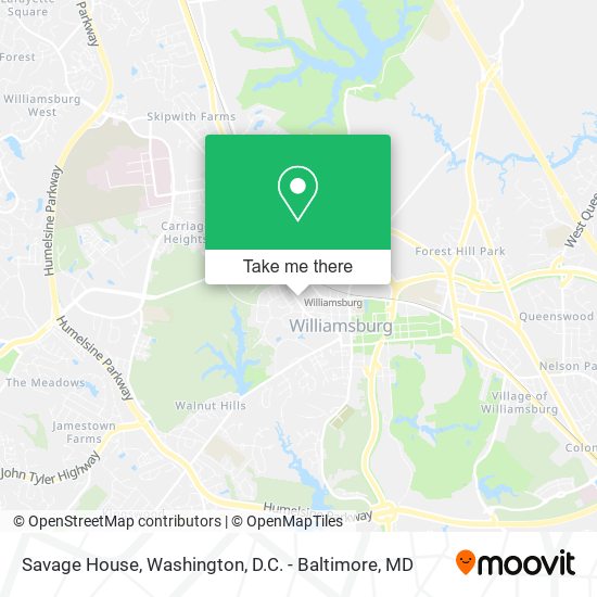Mapa de Savage House