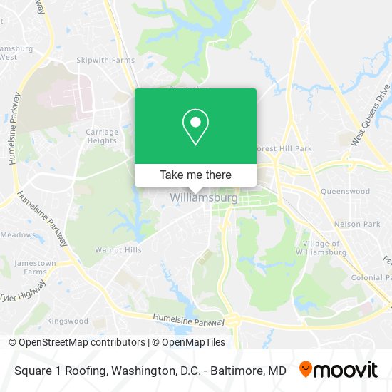 Mapa de Square 1 Roofing