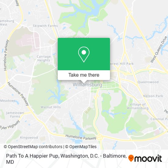 Path To A Happier Pup map