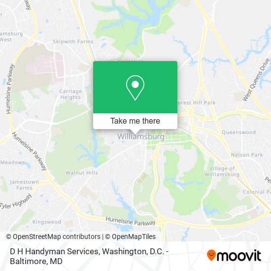D H Handyman Services map