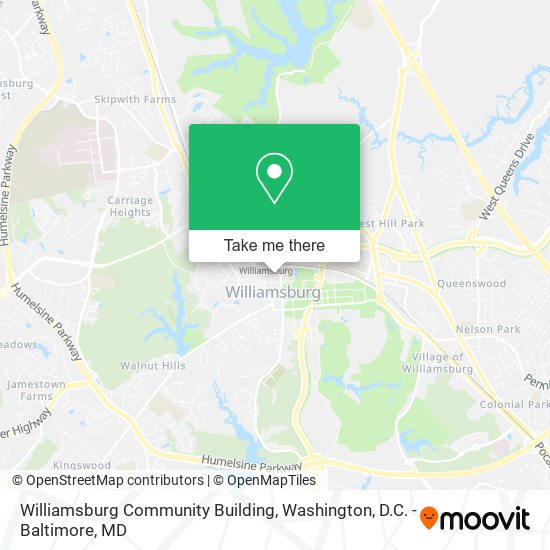 Mapa de Williamsburg Community Building