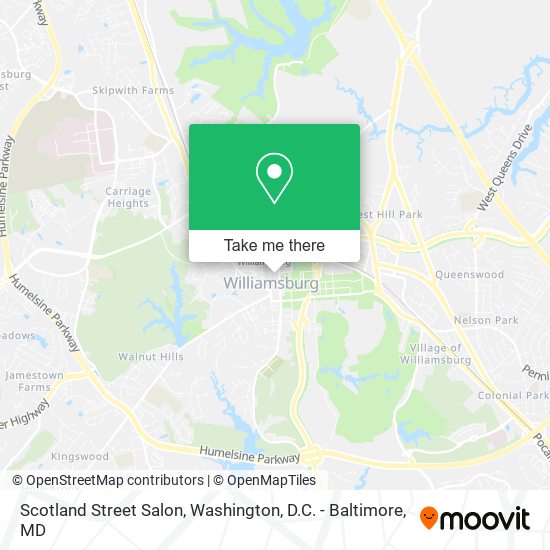Mapa de Scotland Street Salon