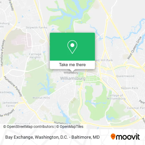 Bay Exchange map