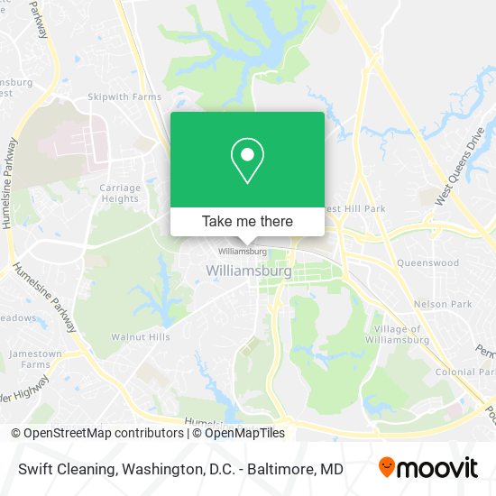 Mapa de Swift Cleaning