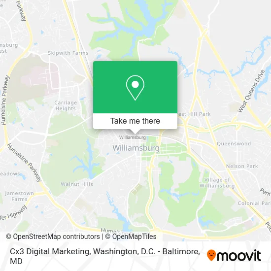 Cx3 Digital Marketing map