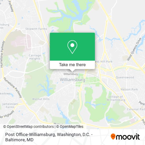 Mapa de Post Office-Williamsburg
