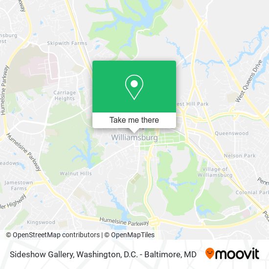 Sideshow Gallery map