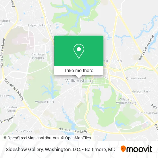 Sideshow Gallery map