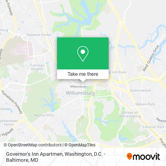 Governor's Inn Apartmen map