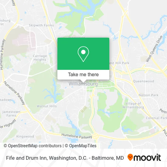 Fife and Drum Inn map