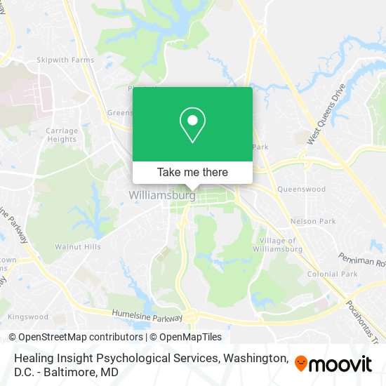 Healing Insight Psychological Services map