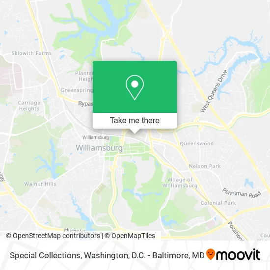 Special Collections map