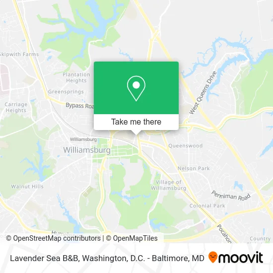 Lavender Sea B&B map