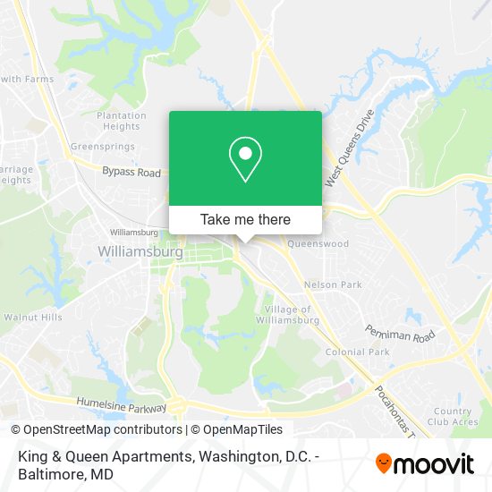 Mapa de King & Queen Apartments