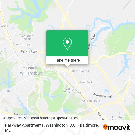Mapa de Parkway Apartments