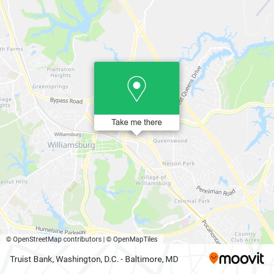 Truist Bank map