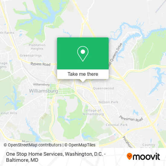 One Stop Home Services map