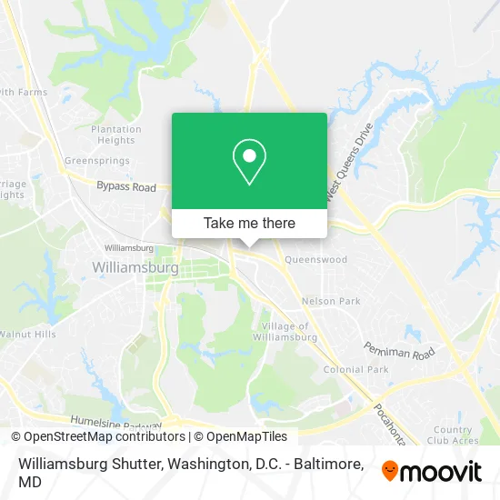 Williamsburg Shutter map