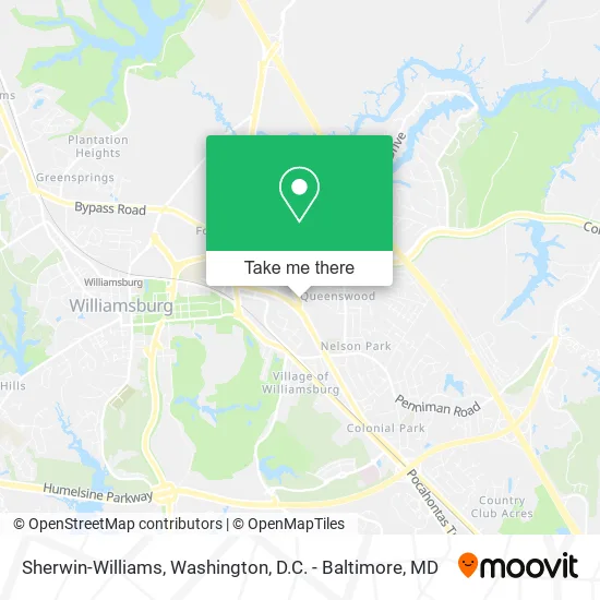 Sherwin-Williams map