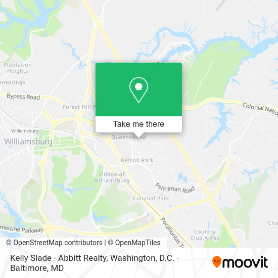 Kelly Slade - Abbitt Realty map
