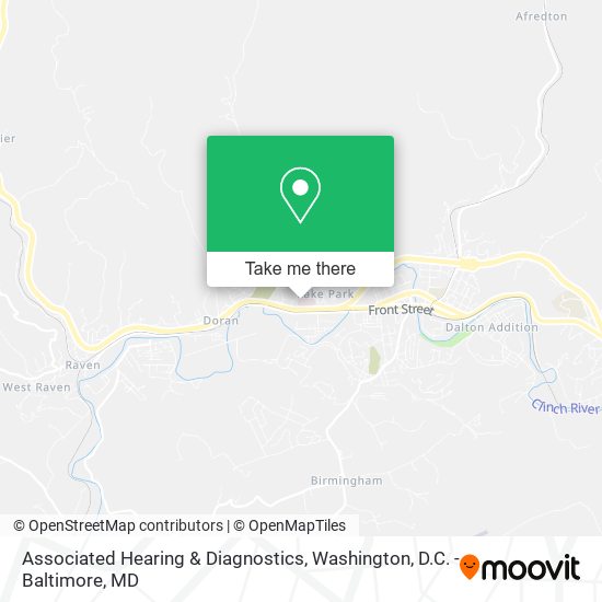 Mapa de Associated Hearing & Diagnostics