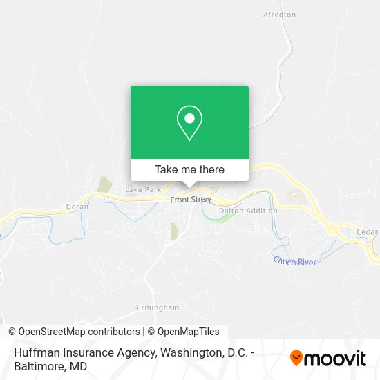 Huffman Insurance Agency map