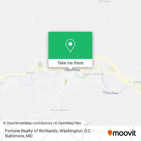 Mapa de Fortune Realty of Richlands