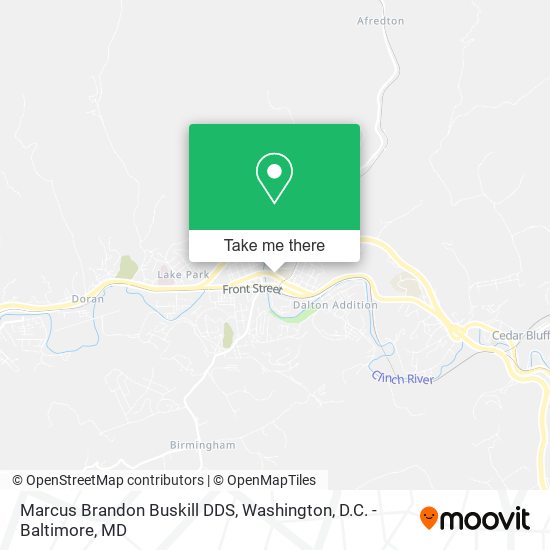 Marcus Brandon Buskill DDS map