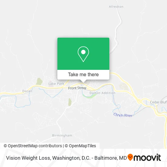 Vision Weight Loss map