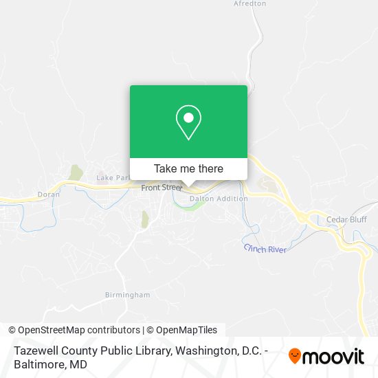 Tazewell County Public Library map