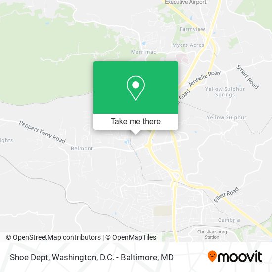 Shoe Dept map