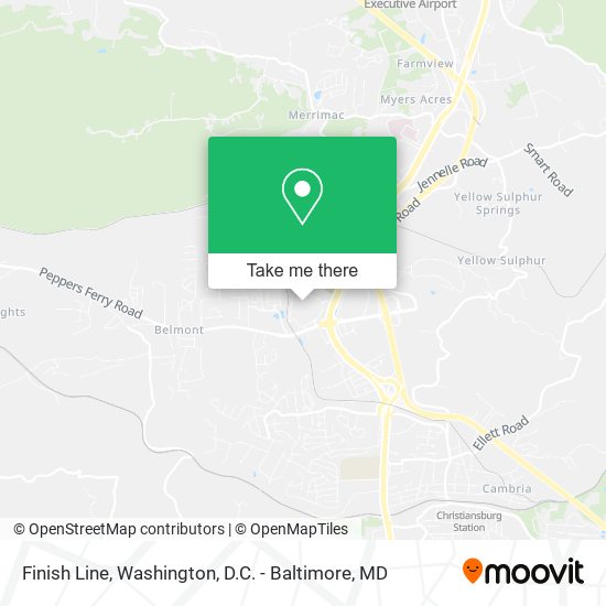 Finish Line map