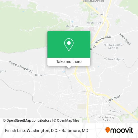 Finish Line map