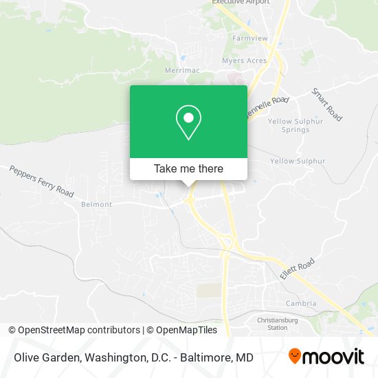 Olive Garden map