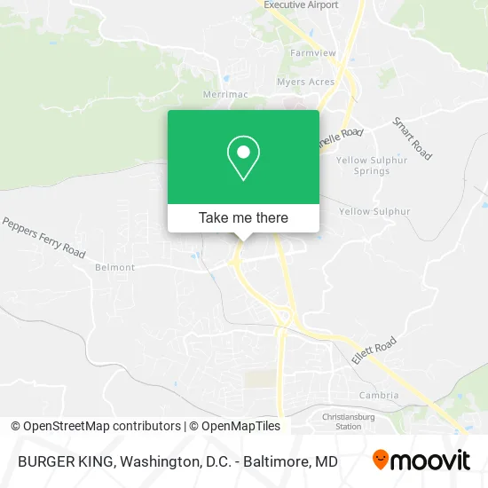 Mapa de BURGER KING
