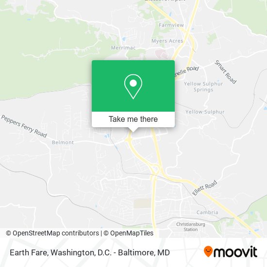 Earth Fare map