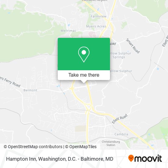 Mapa de Hampton Inn