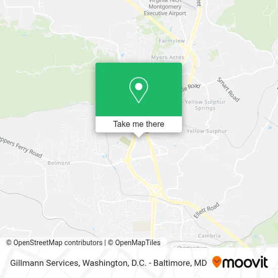 Gillmann Services map