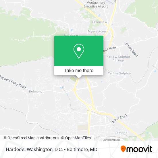 Mapa de Hardee's