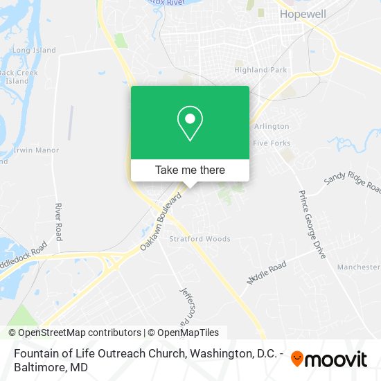 Fountain of Life Outreach Church map