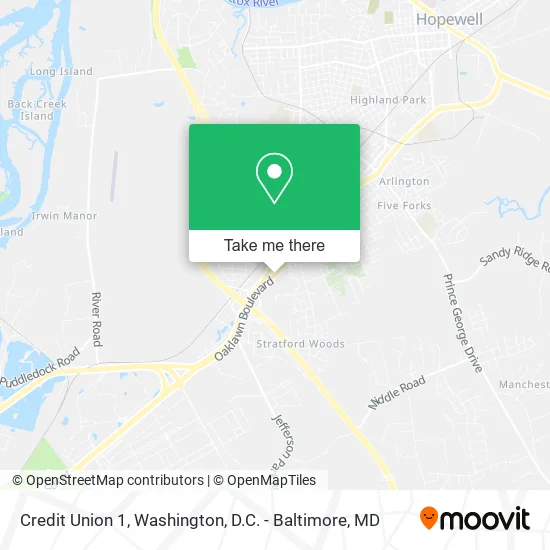 Credit Union 1 map