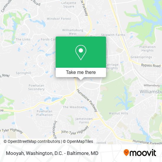 Mooyah map