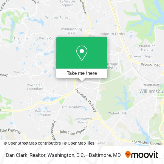 Dan Clark, Realtor map