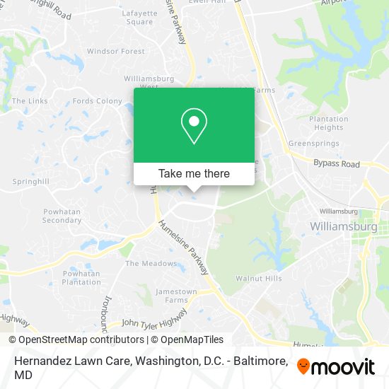 Mapa de Hernandez Lawn Care
