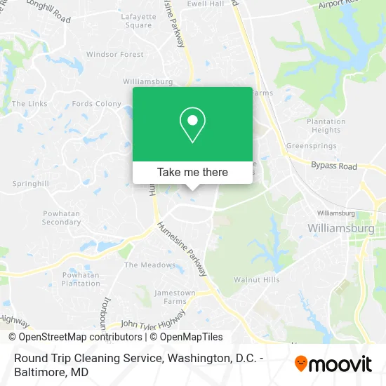 Round Trip Cleaning Service map